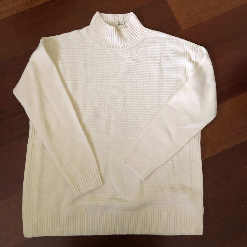 Petite Small Talbots Ivory Sweater NWT